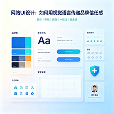 宜春建站-网站UI设计：如何用视觉语言传递品牌信任感