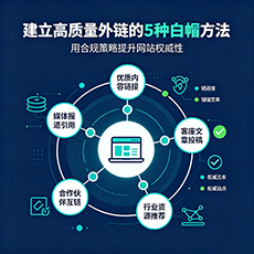 宜春建站-建立高质量外链的5种白帽方法